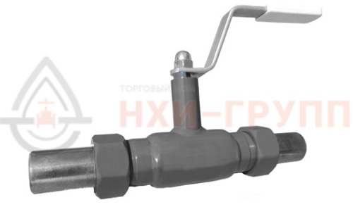 Кран шаровой цельносварной проходной неполнопроходной цапковый ручной КШ-Ц.П.НП.Ц.Р.НХИ.080/065.025.01.У DN 80/65 PN 2,5 МПа, корпус ст. 20, класс герметичности «А» по ГОСТ 9544-2015 (газ)