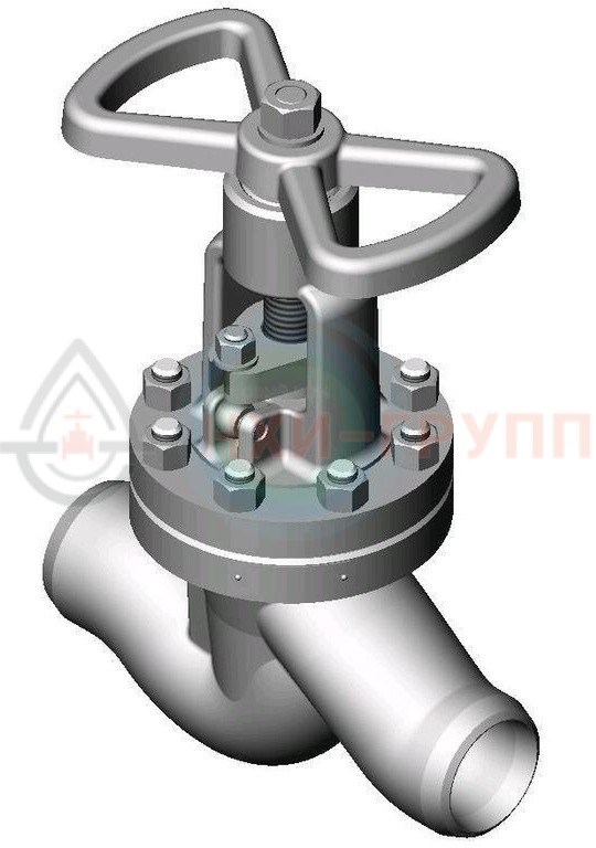 Клапан запорный под приварку