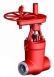 Задвижка запорная под приварку с цилиндрическим редуктором 883-300-ЦЗП DN 300 PN 13,7 МПа Т560 °С, корпус ст. 15Х1М1Ф