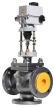 Клапан регулирующий трехходовой фланцевый 23с947нж DN 65 PN 1,6 Мпа У1 с ЭИМ, корпус ст. 25Л